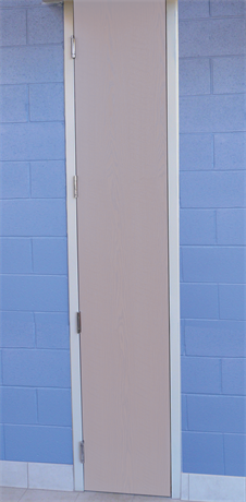 2413 - Gray Powder Coat Pocket Door